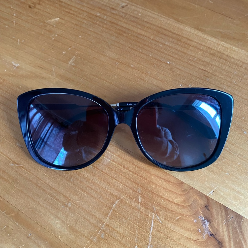 Kate Spade Black Oversized Sunglasses